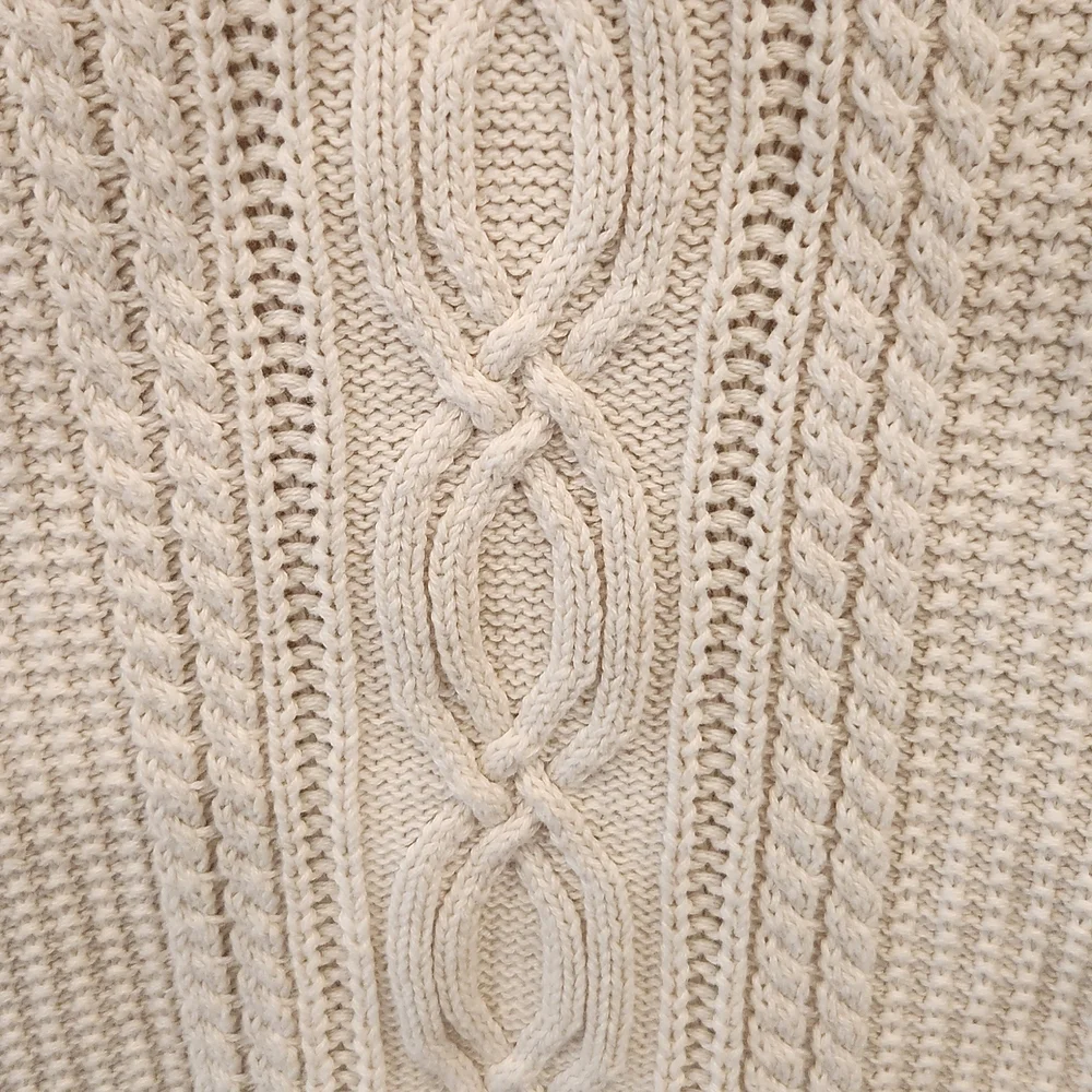 JEANNE PIERRE Cream Cowl Neck Sweater - Picture 3 of 4